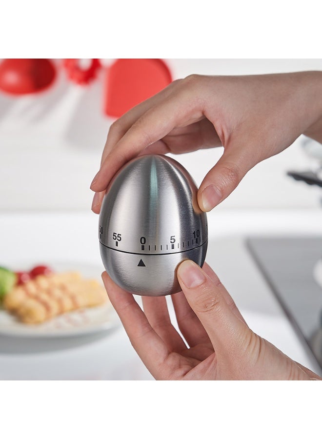 Egg Shape Kitchen Timer 60 Minutes, Mechanical Cooking Timer, No Battery Needed, Cute Design for Baking, Cooking, Study - Image 5